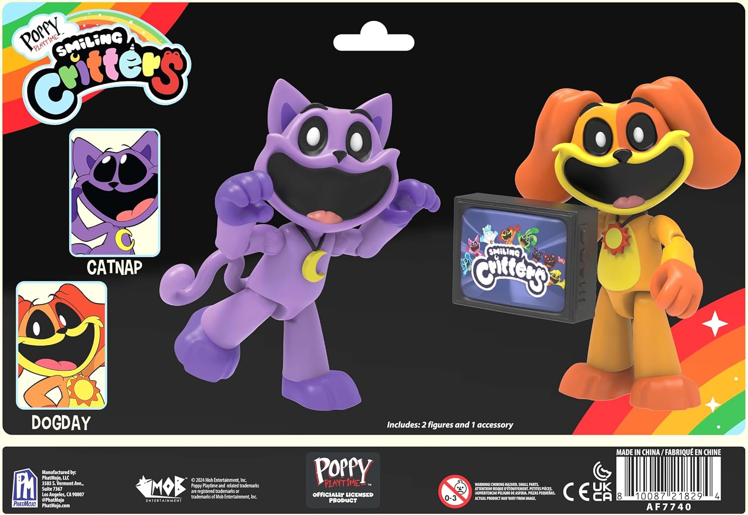 Thumbnail 3 de Poppy Playtime AF7740: set van 2 Critters-miniatuurfiguren in kunststof
