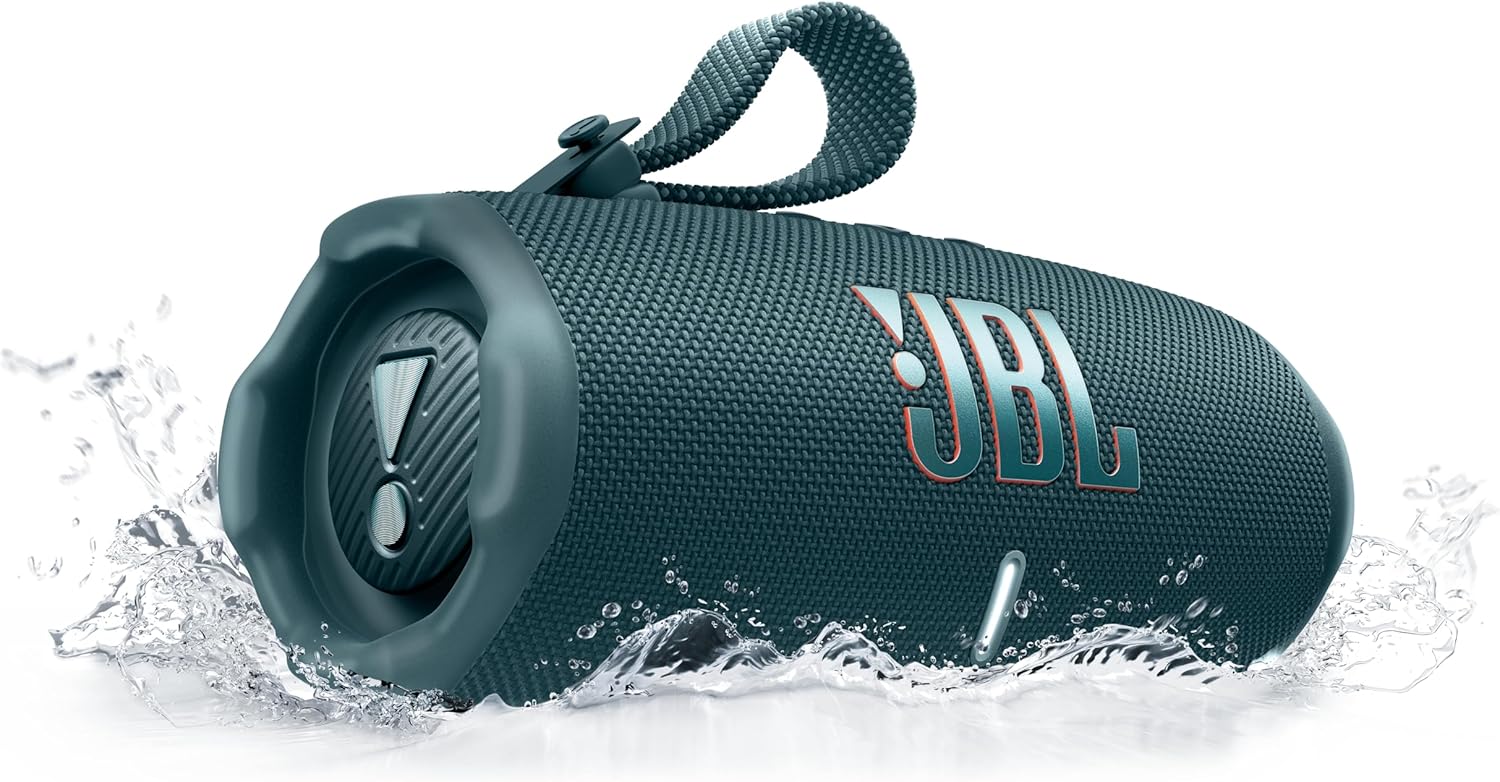 Detalle de JBL Charge 6: Portable Bluetooth Speaker with IP68 Durability, 28H Playtime and Built-in Powerbank