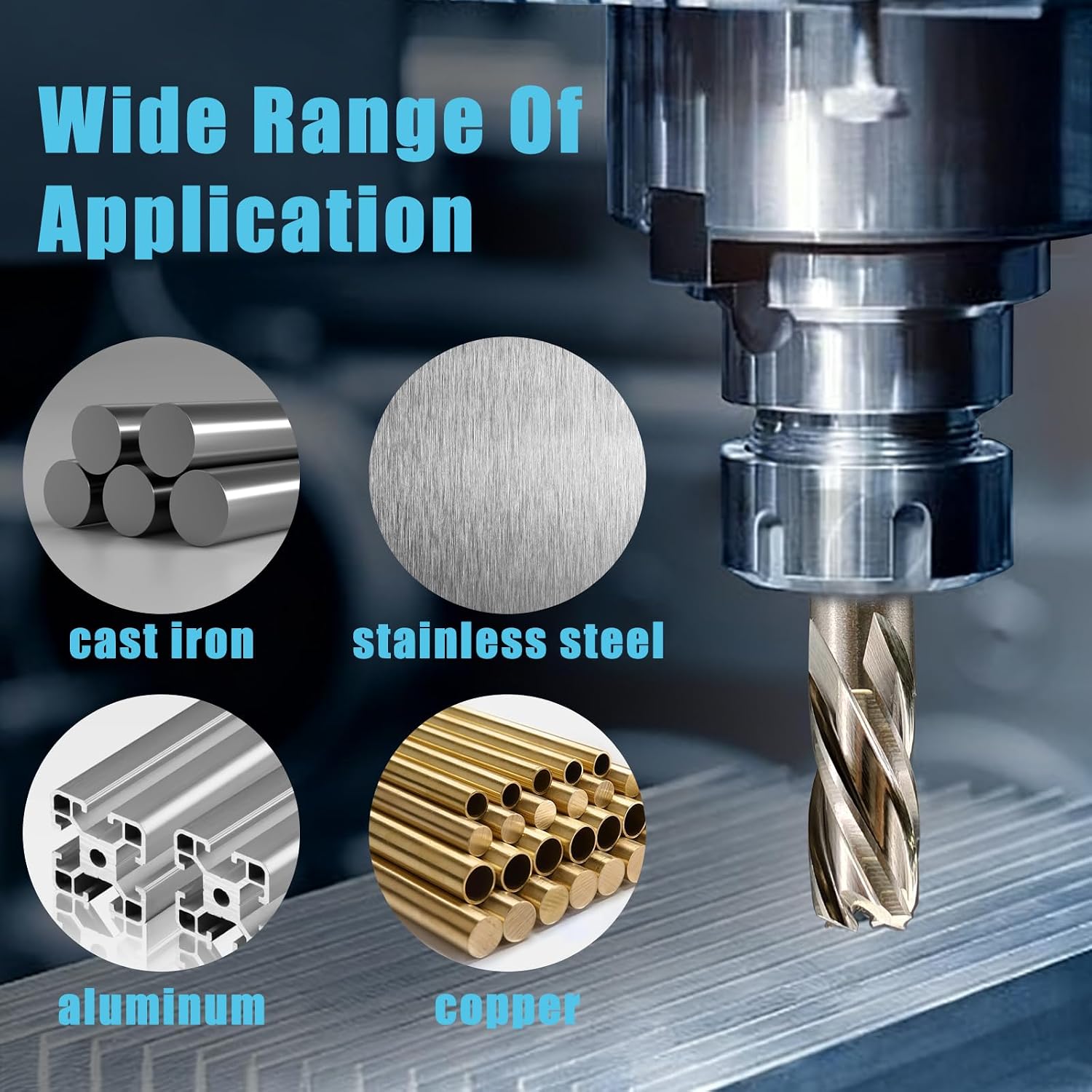 Thumbnail 6 de Tech Hyren M2 HSS Annular Cutter, 13/16-Inch, 1-Inch Depth, 3/4-Inch Weldon Shank