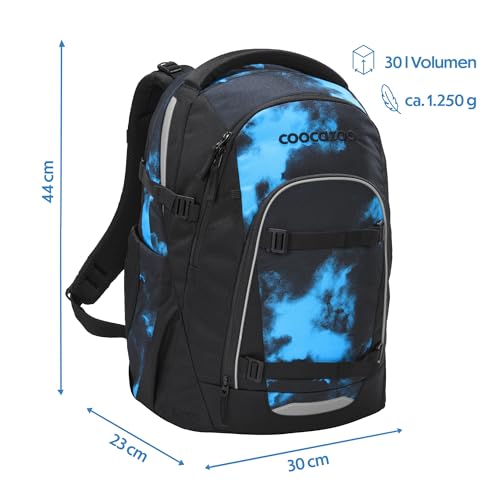 Thumbnail 1 de Coocazoo MATE Schulrucksack Mystic Clouds – Ergonomischer Tornister, 30 L, schwarz-blau