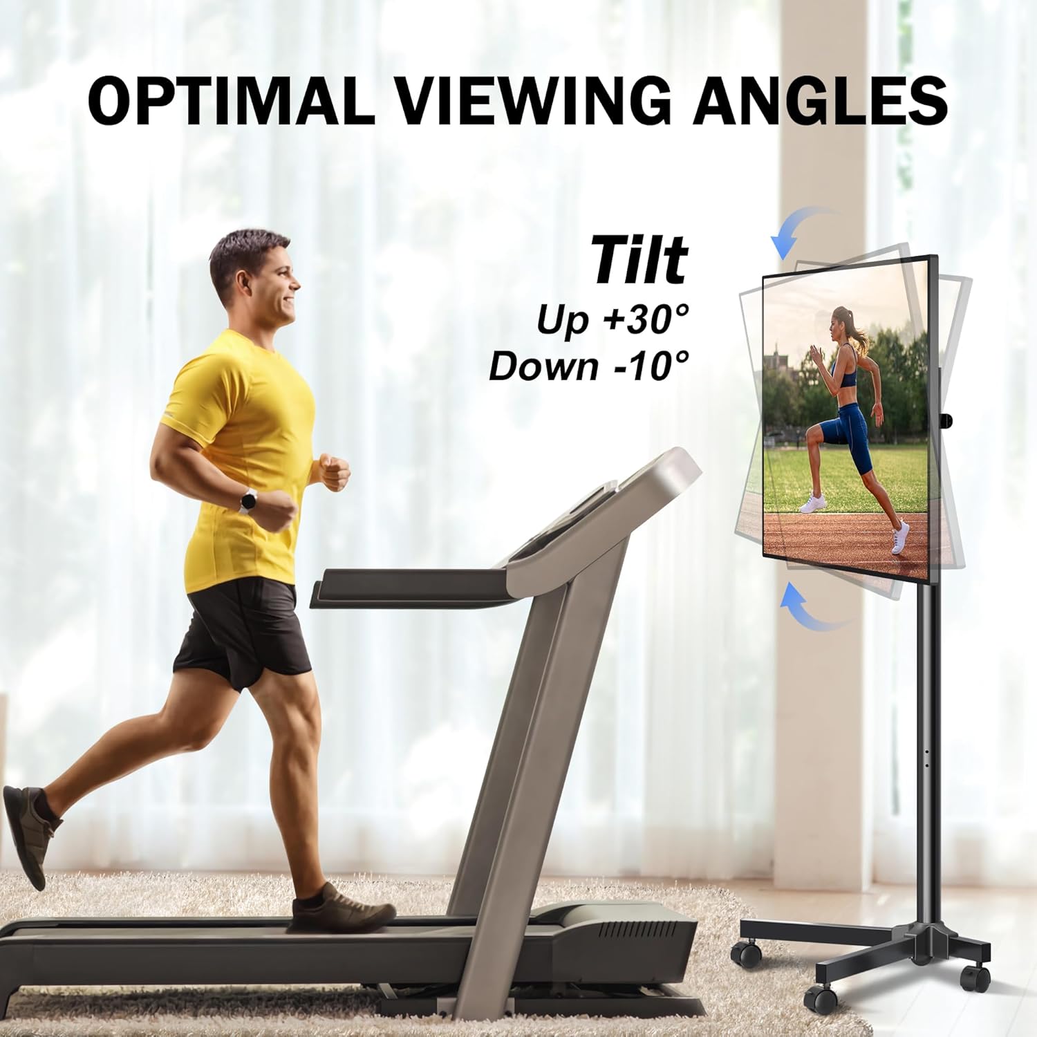 Detalle 2 de XINLEI ML1350 TV stand 13–50" height‑adjustable