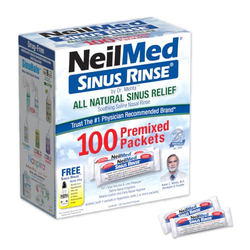 Thumbnail 6 de NeilMed Sinus Rinse All Natural Relief Premixed Refill Packets — 100 Count (Pack of 1)