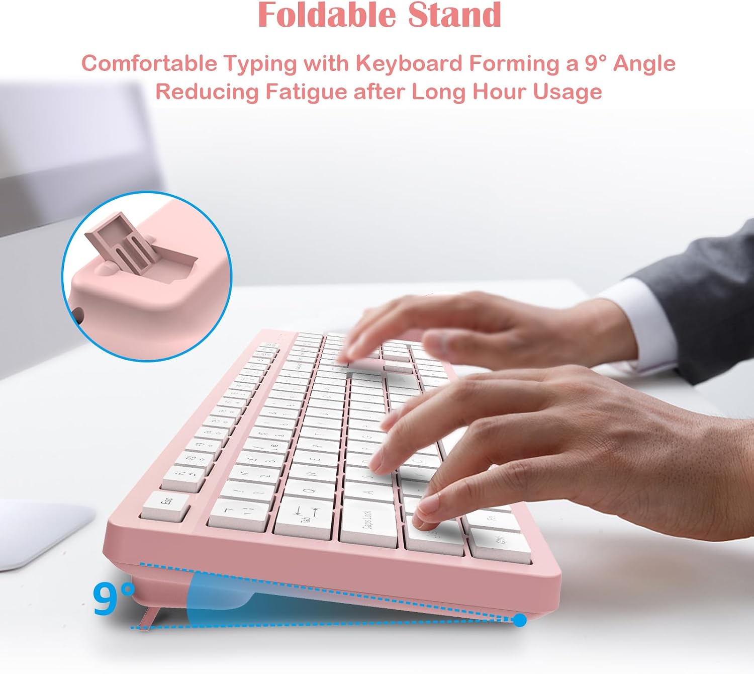 Thumbnail 3 de LeadsaiL Wireless Keyboard and Mouse combo 2.4GHz 🖱
