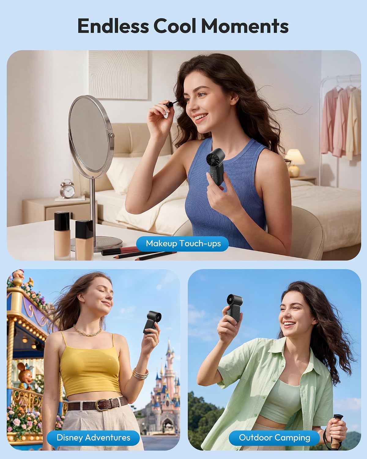 Thumbnail 6 de Gaiatop Portable Handheld Mini Fan