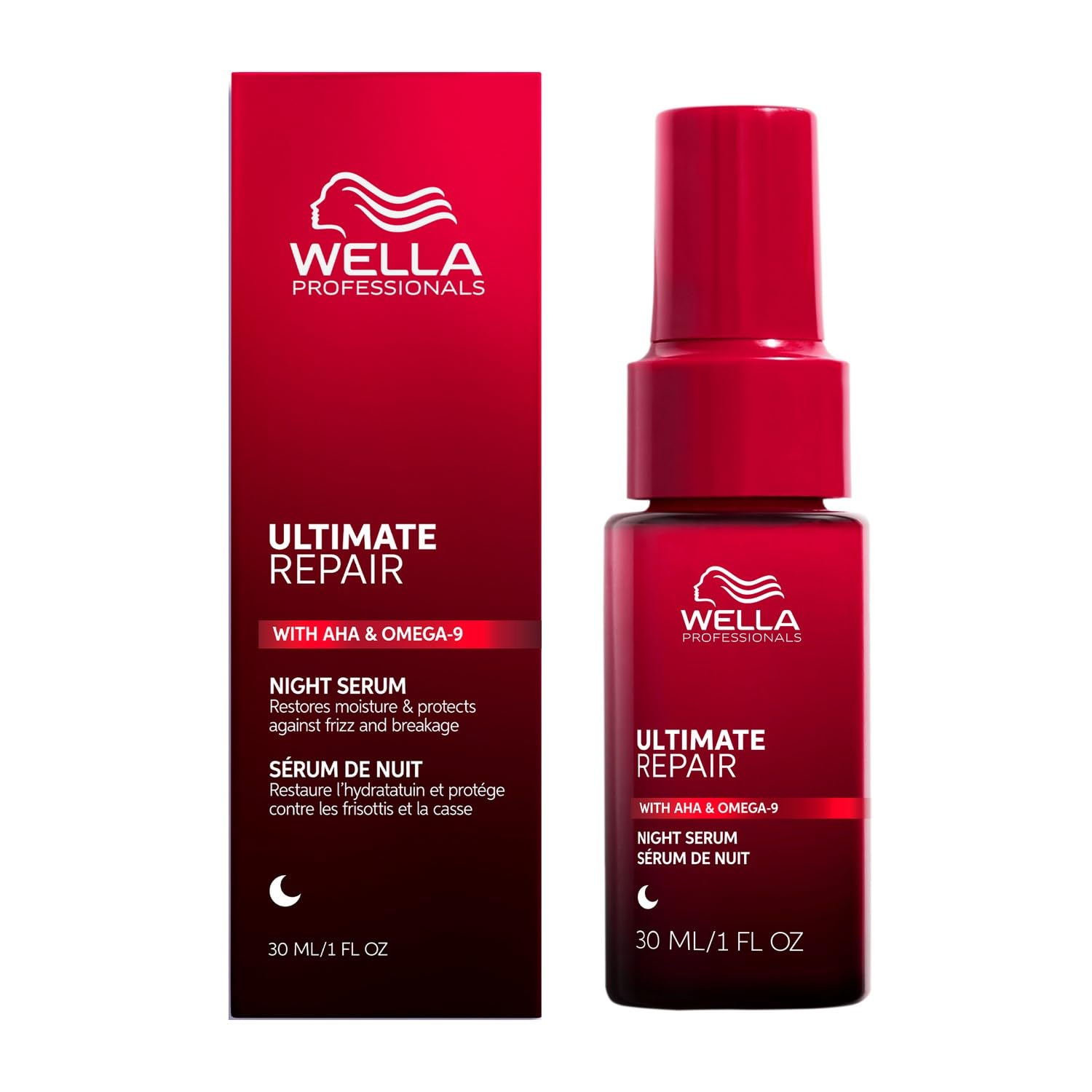 Detalle 2 de Wella Ultimate Repair Nacht-Serum – Leave-In Pflege für alle Haartypen (30 ml)