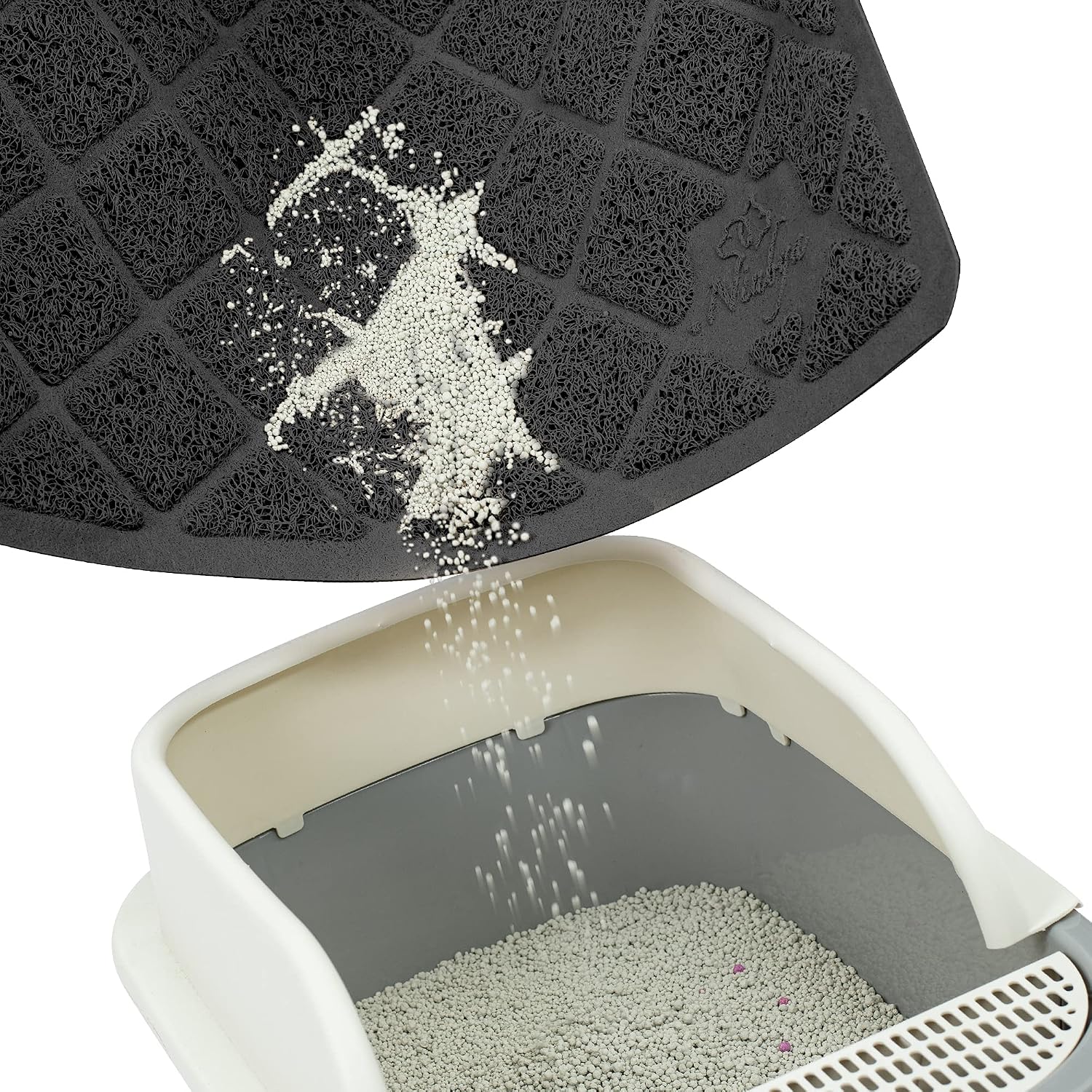 Detalle de Niubya Cat Litter Mat 23 x 14 Inches