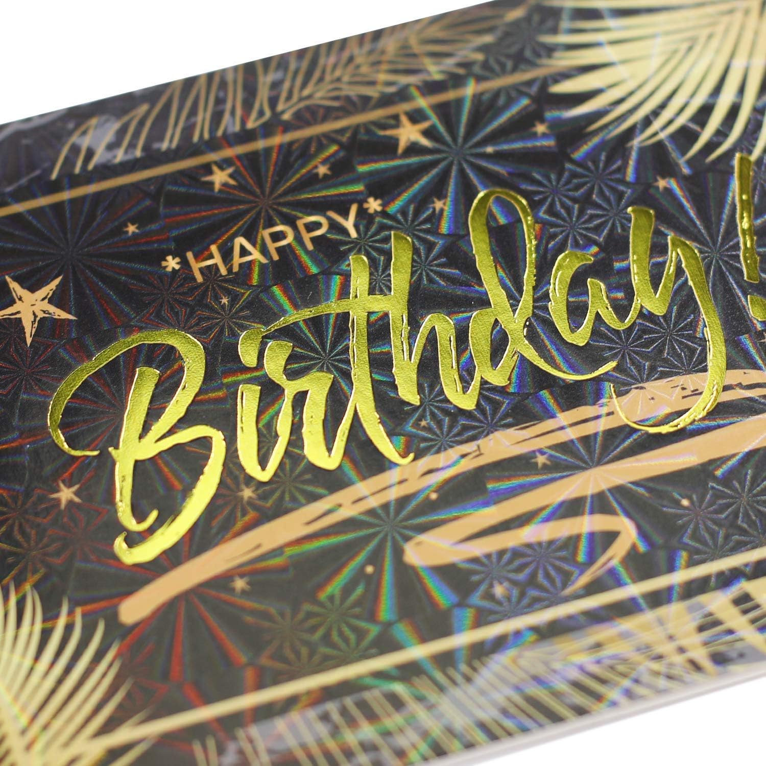 Thumbnail 3 de DEEPLAY 24 Holographic Birthday Cards 4.7" x 6.7" 🎉