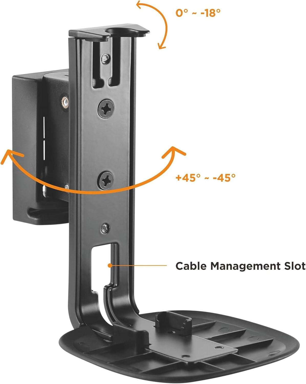 Thumbnail 2 de RICOO Lautsprecher-Wandhalterung LH054-T für Sonos One, One SL & Play 1 – schwenkbar
