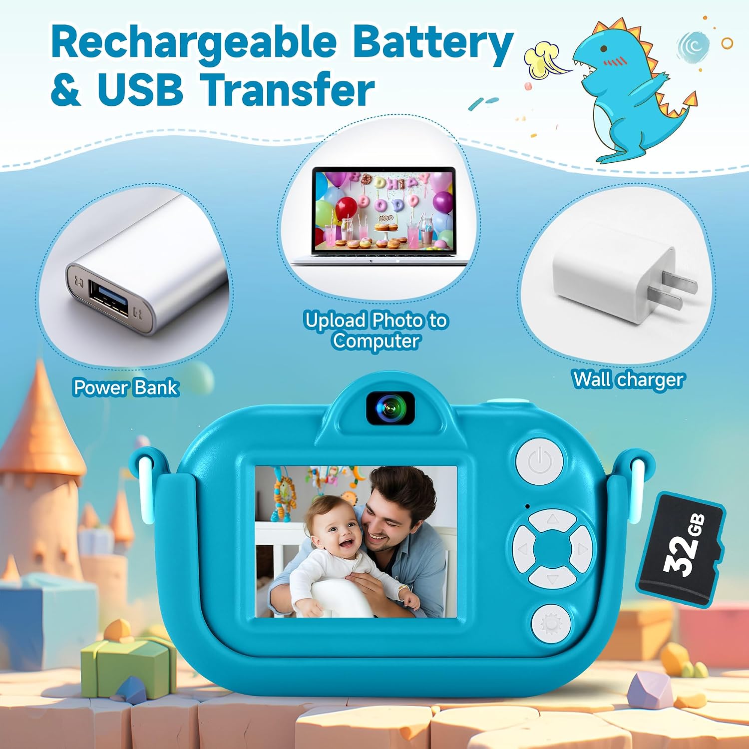 Detalle de Kids Camera with 32GB Card