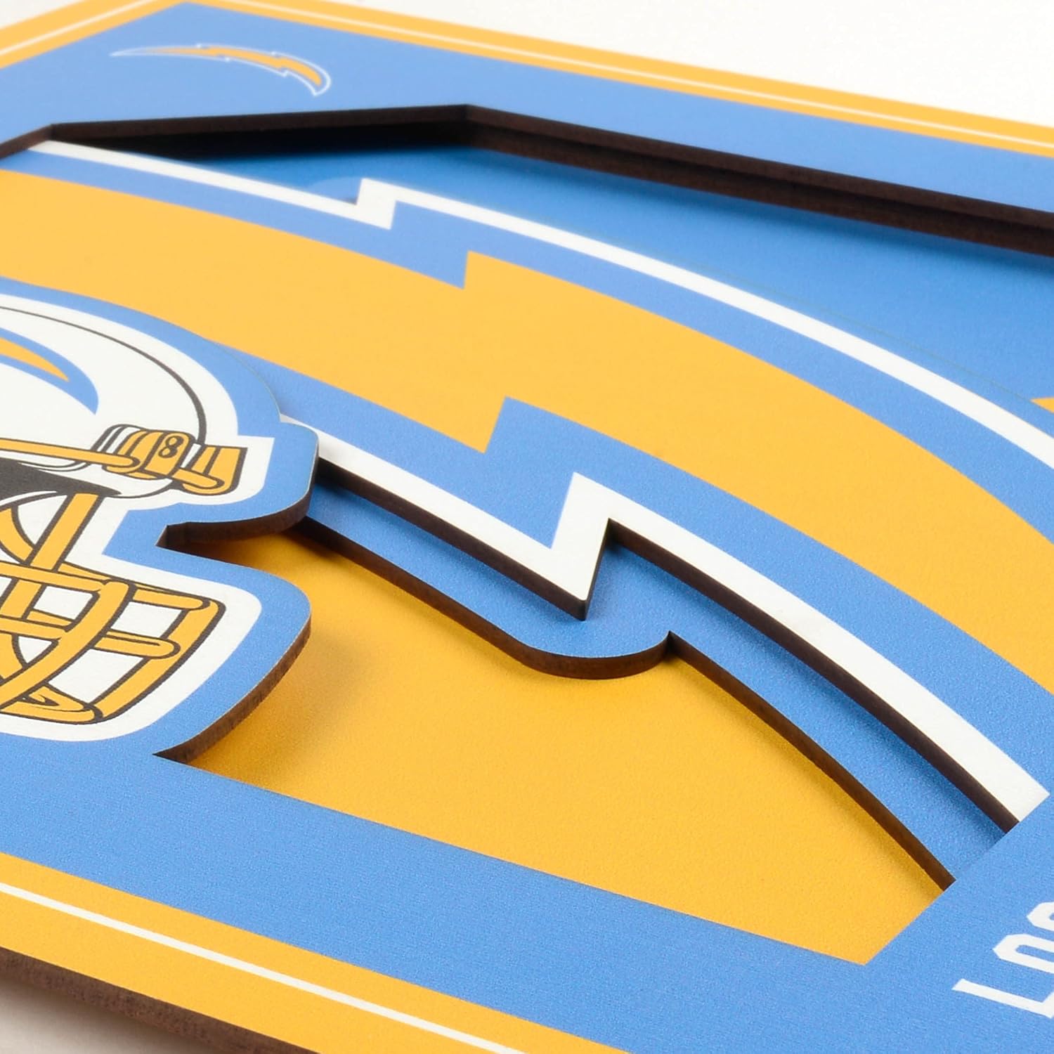 Detalle de YouTheFan NFL Officially-Licensed 3D Logo Series Wall Art (12” x 12”)