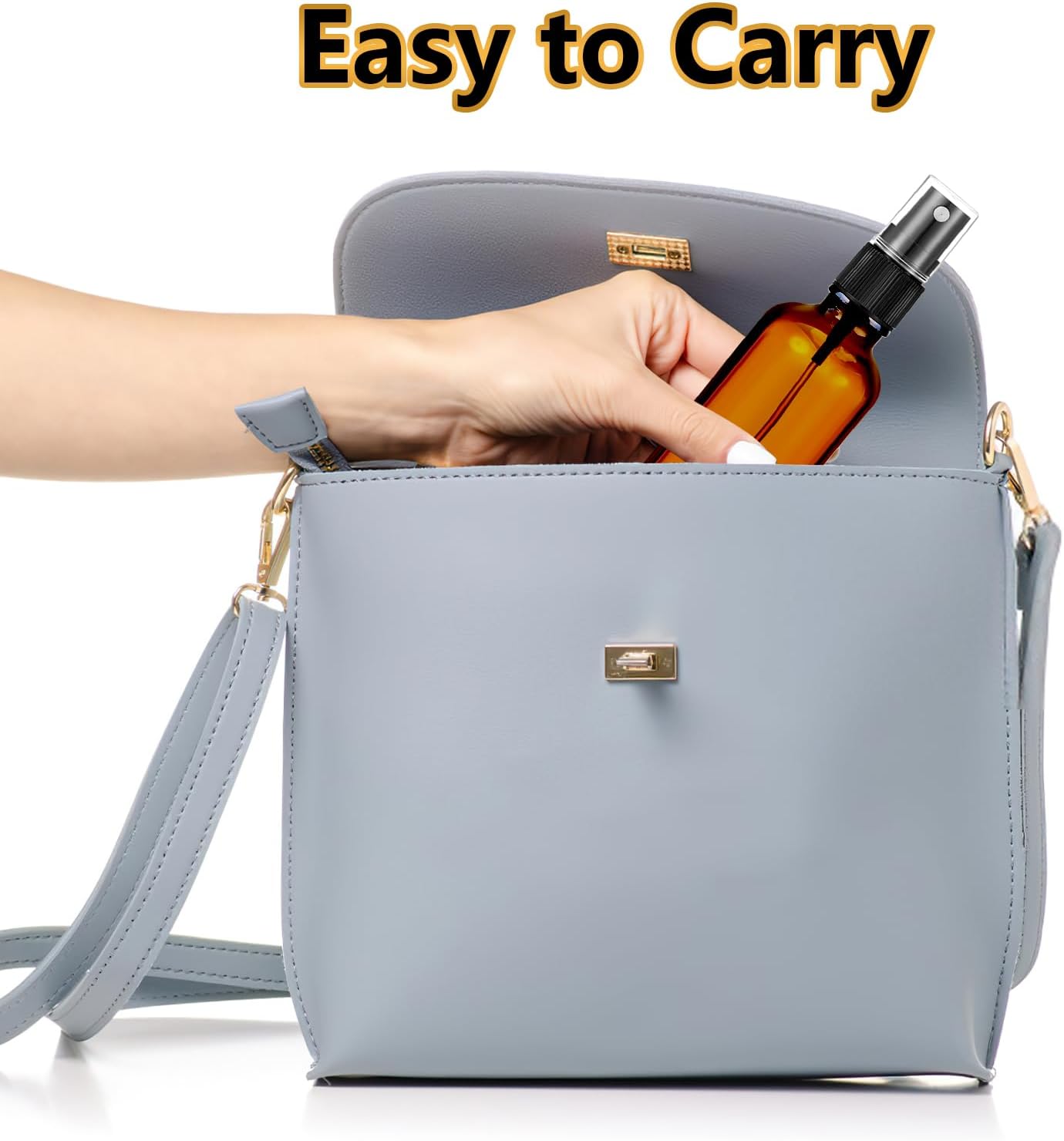 Thumbnail 4 de Maxmoc 50 ml Braunglas Sprühflasche Set (4 Stück) – nachfüllbare Zerstäuber mit Trichte, Tropfer und Etiketten