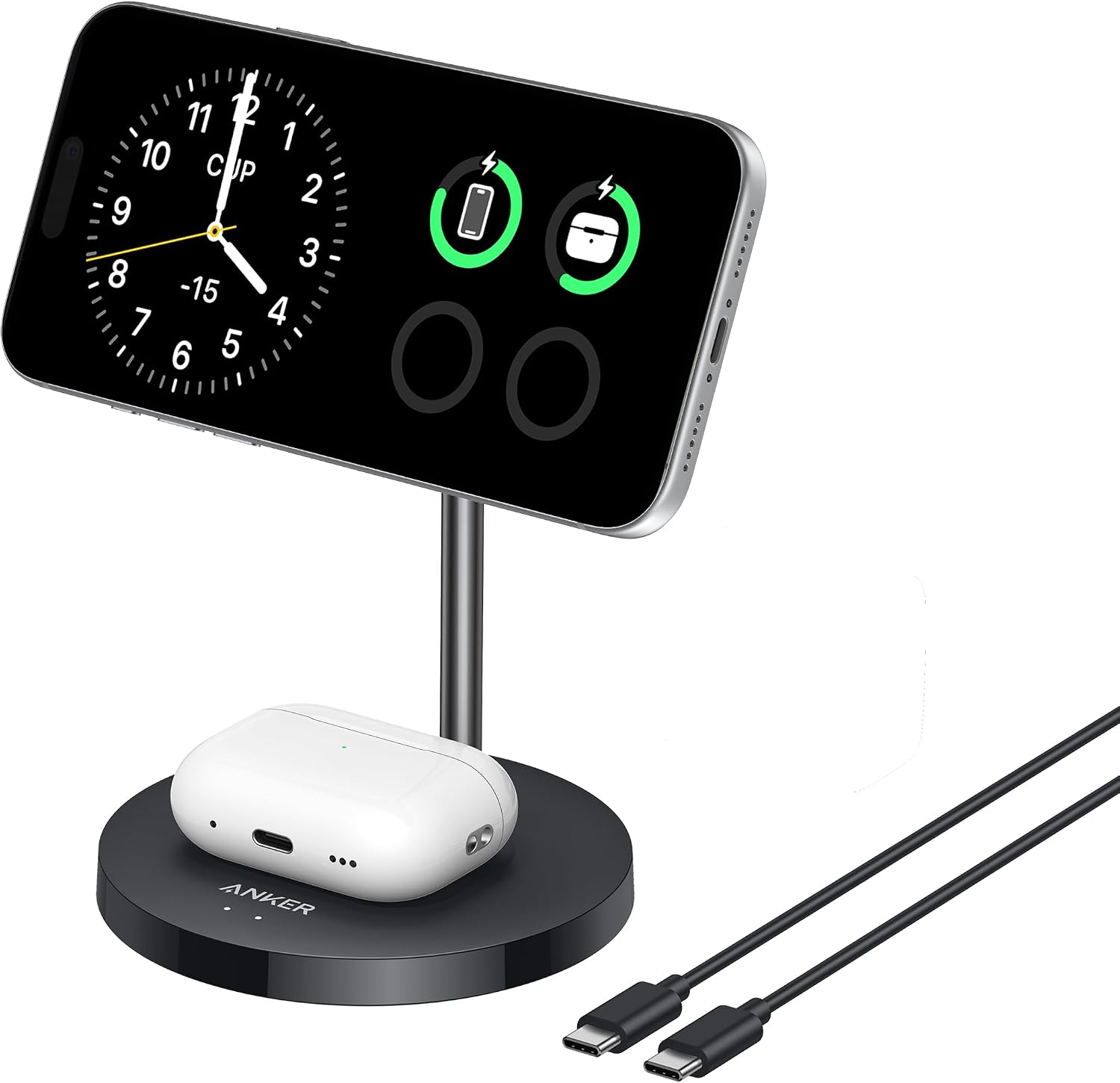 Thumbnail 6 de Anker MagGo 2-in-1 Wireless Charger 15W