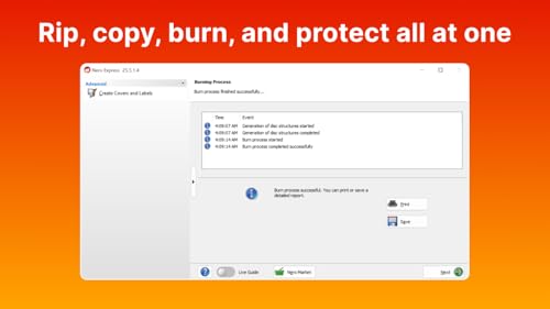 Thumbnail 5 de Nero Burning ROM 2026 for UK: Lifetime Licence, Secure Disc, and Reliable Audio CD Burning