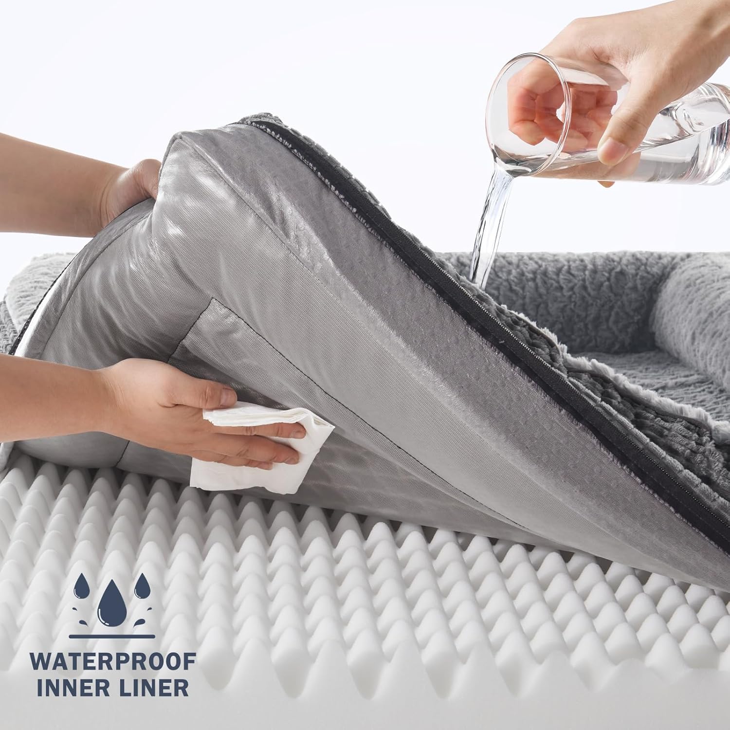 Thumbnail 2 de FURTIME Extra Large Orthopedic Dog Bed 7.5"