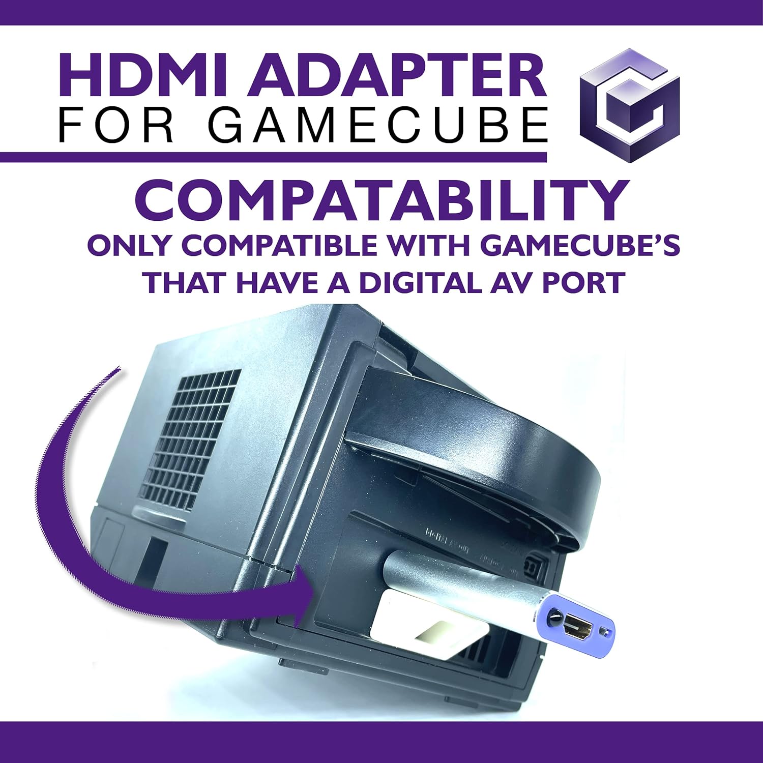 Thumbnail 2 de Kaico Câble adaptateur HDMI GameCube avec GCVideo – doublement de ligne 2X et télécommande