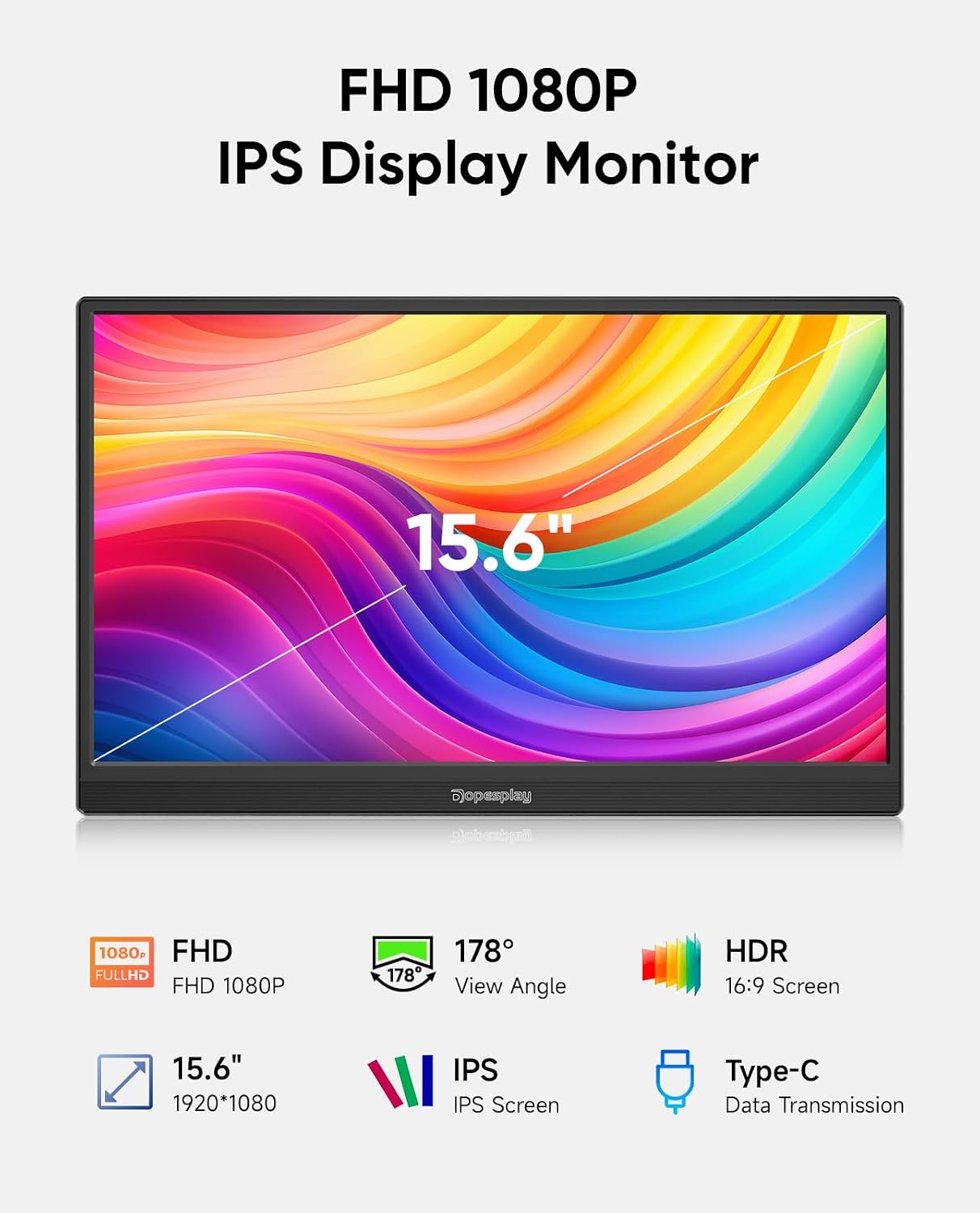 Thumbnail 1 de Portable Monitor 15.6" FHD Travel Screen