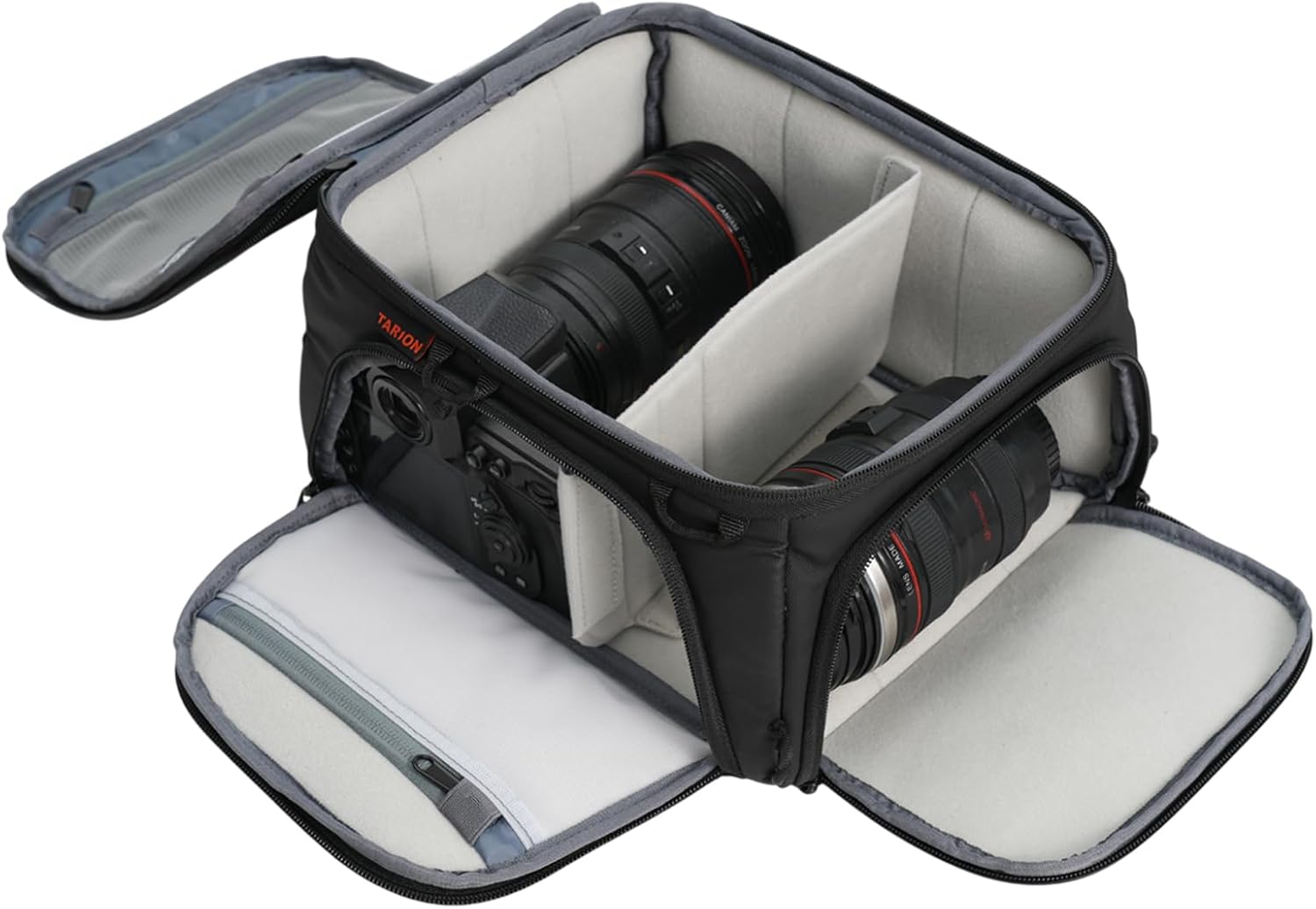 TARION Inserto Fotografico Borsa Fotografica con 5 divisori