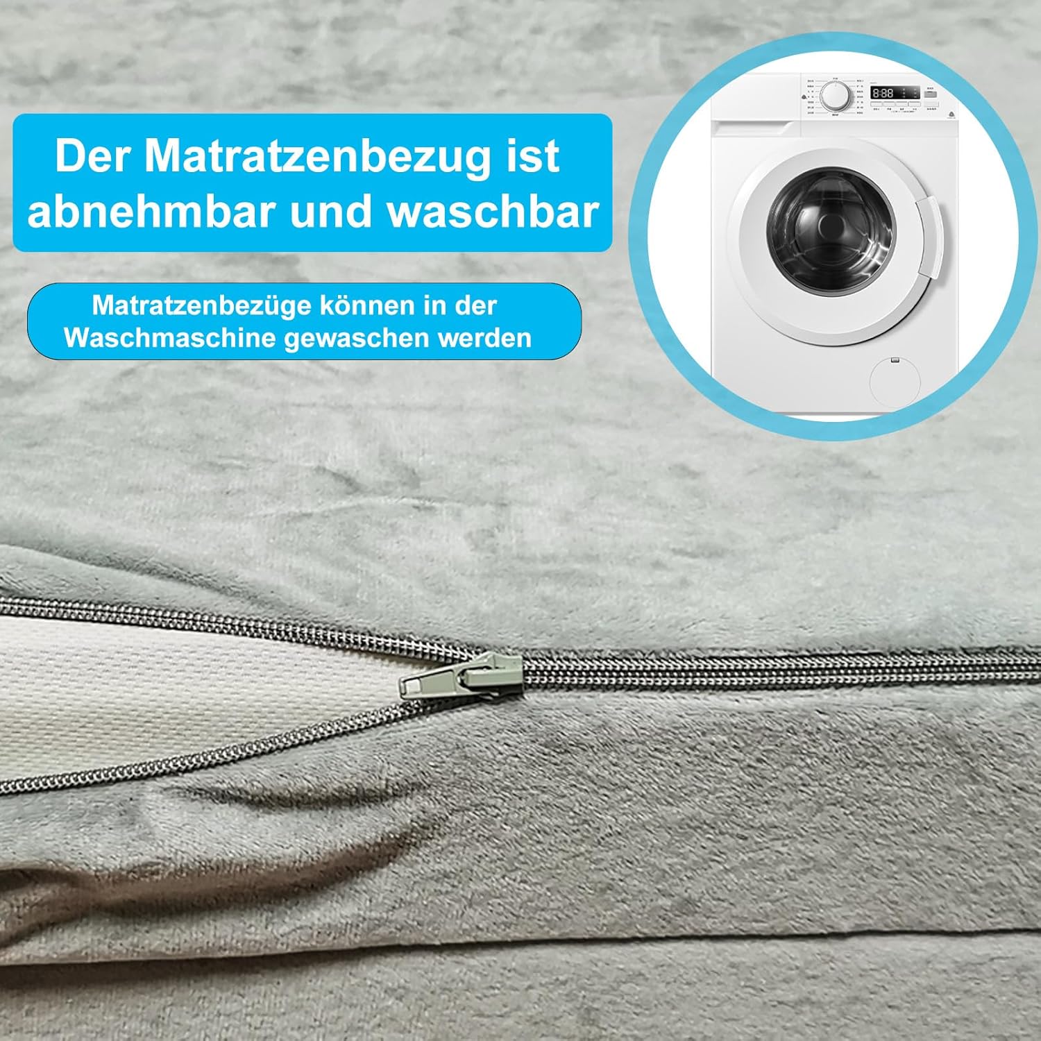 Thumbnail 3 de xxjolavv Verdickte Klappmatratze 186×148×8 cm