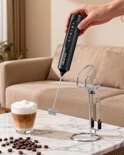 Thumbnail 6 de CIRCLE JOY Rechargeable Handheld Milk Frother Wand with Stand
