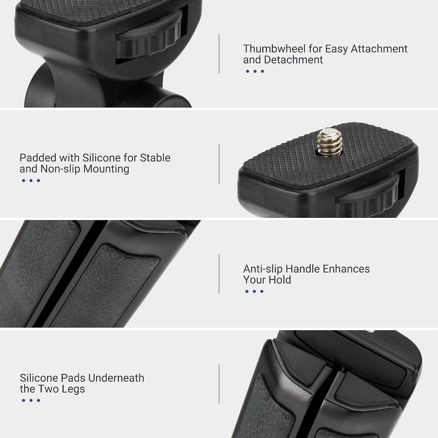 Thumbnail 6 de JJC TG-BT1 Bluetooth Remote Desktop Tripod Grip for Fujifilm X cameras