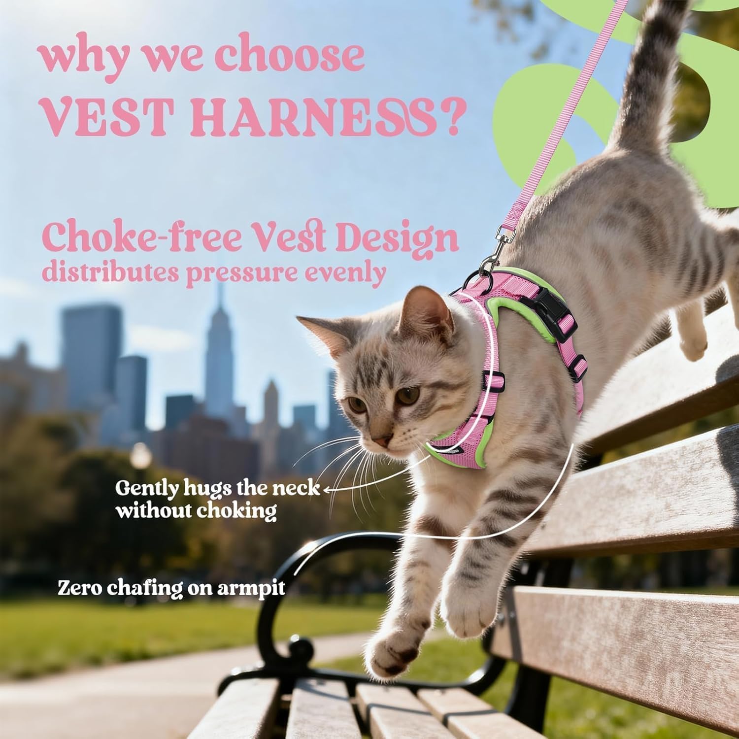 Detalle de rabbitgoo Cat Harness Set, Size S