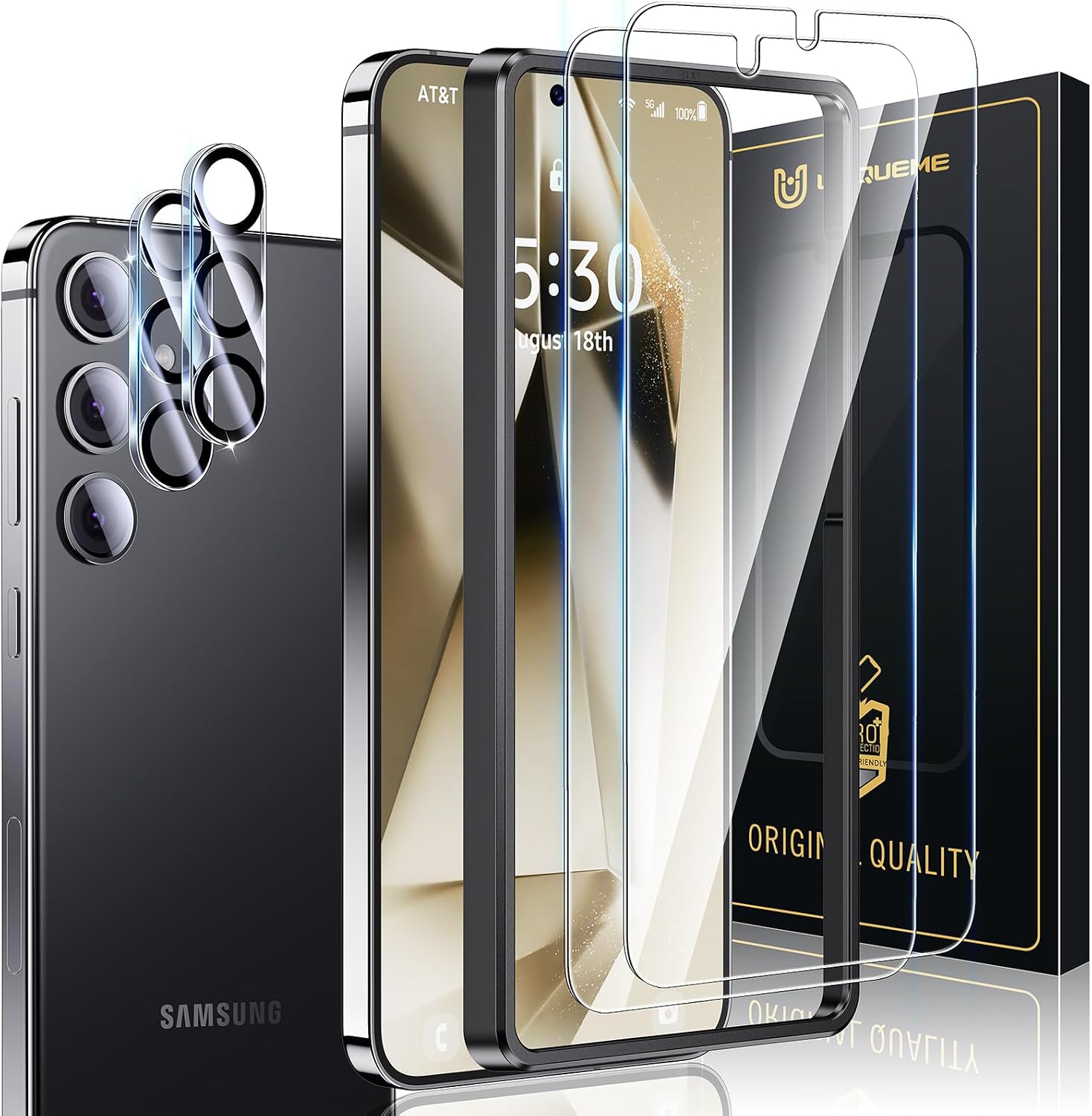 Detalle de UniqueMe 2+2 tempered glass for S24 Plus