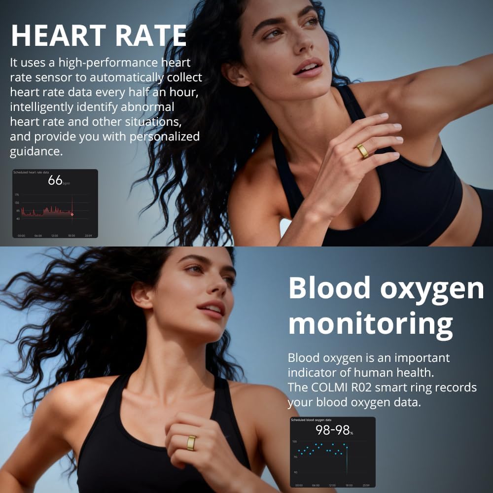Thumbnail 5 de COLMI R09 Smart Ring for Women: Body Temperature, Sleep & Health Insights