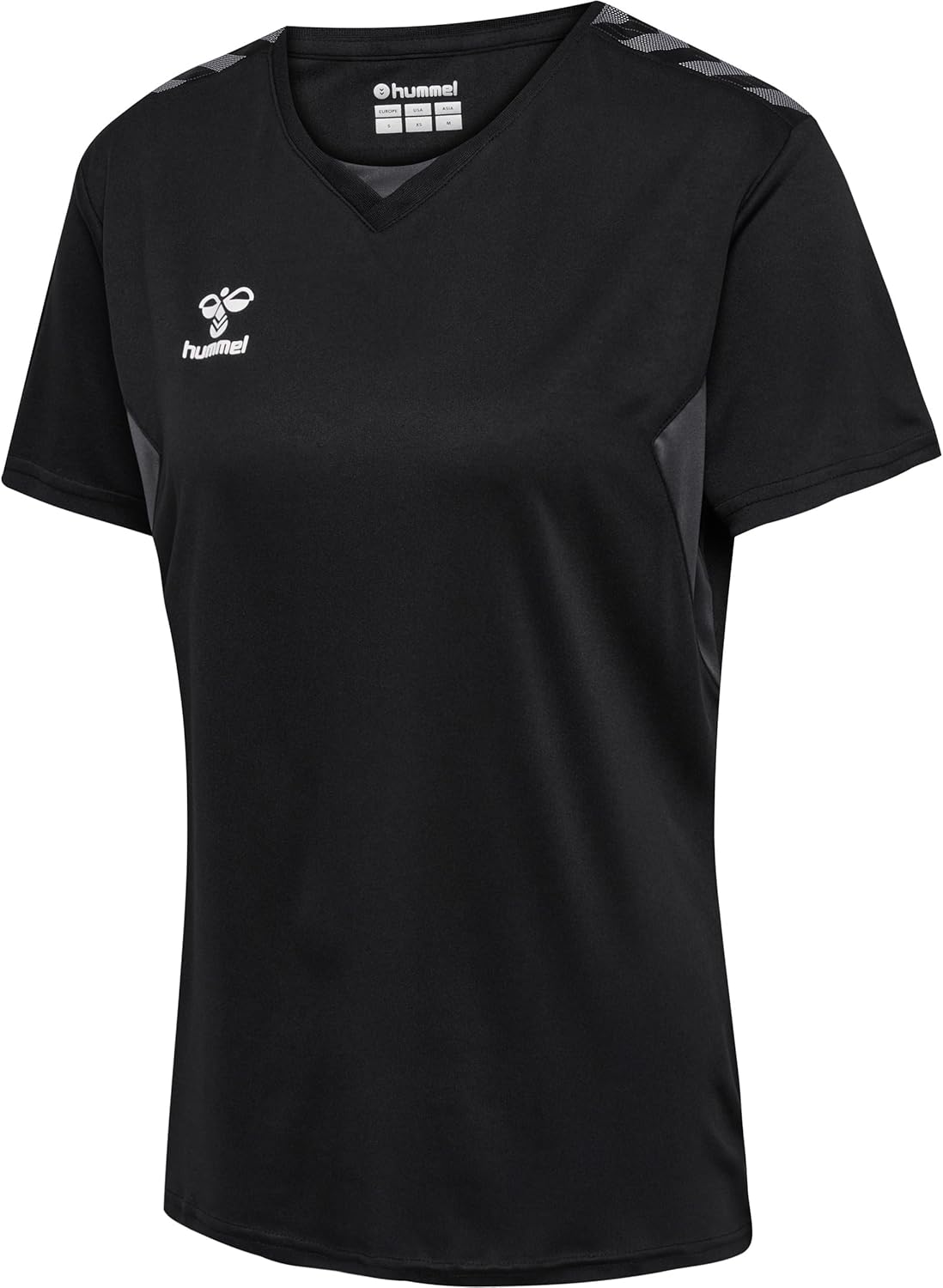 Detalle de Hummel Hmlauthentic Pl Jersey S/S Woman T-Shirt Femme – T-shirt à logo et coupe classique