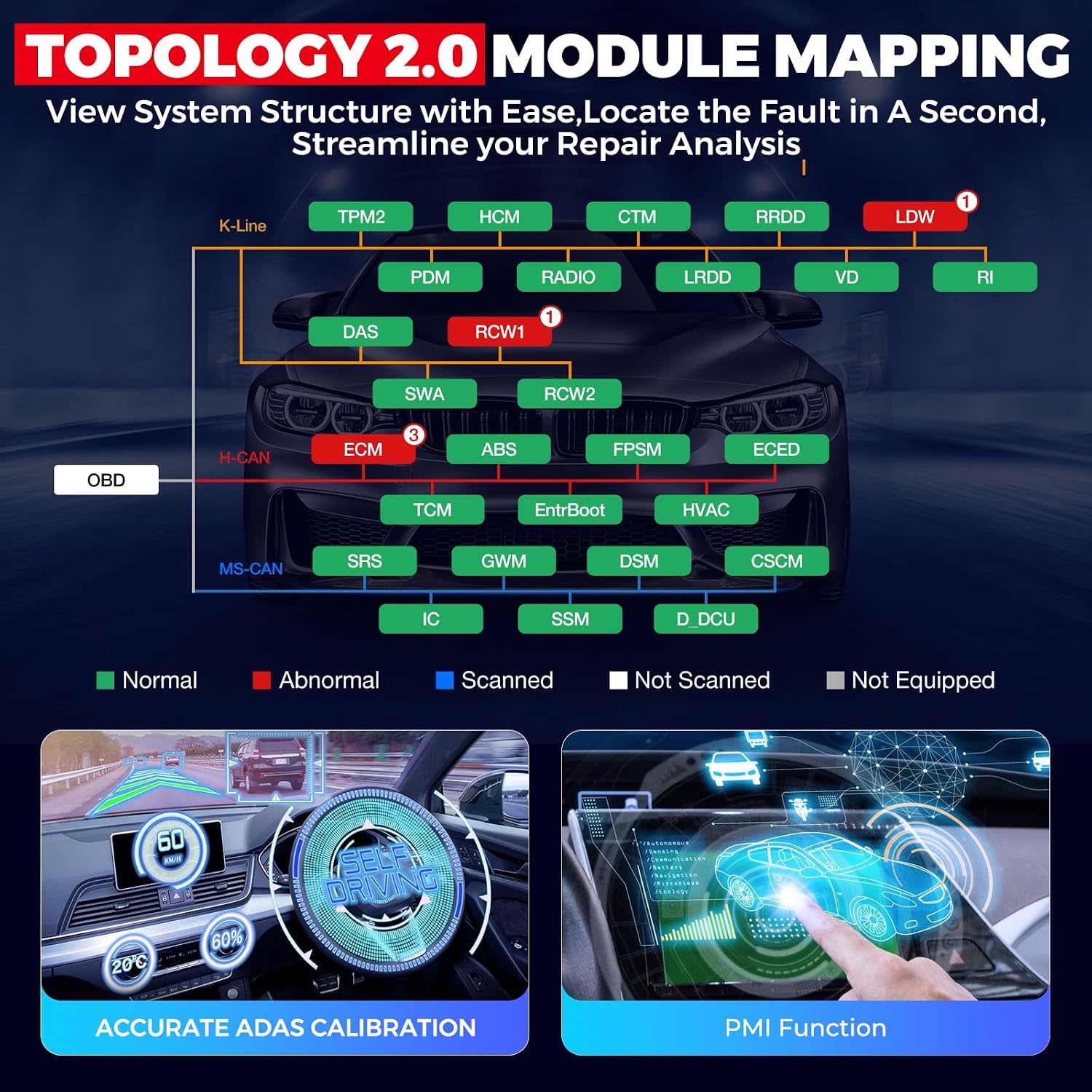 Thumbnail 5 de LAUNCH X431 PRO3S+ Smartlink HD 12V/24V Scanner