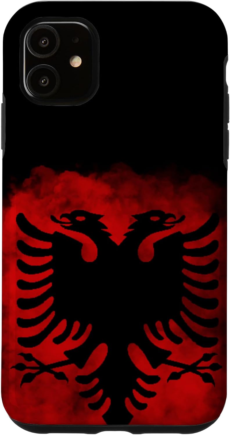 Thumbnail 6 de Shqiperia Custodia per iPhone 14 bandiera Albania