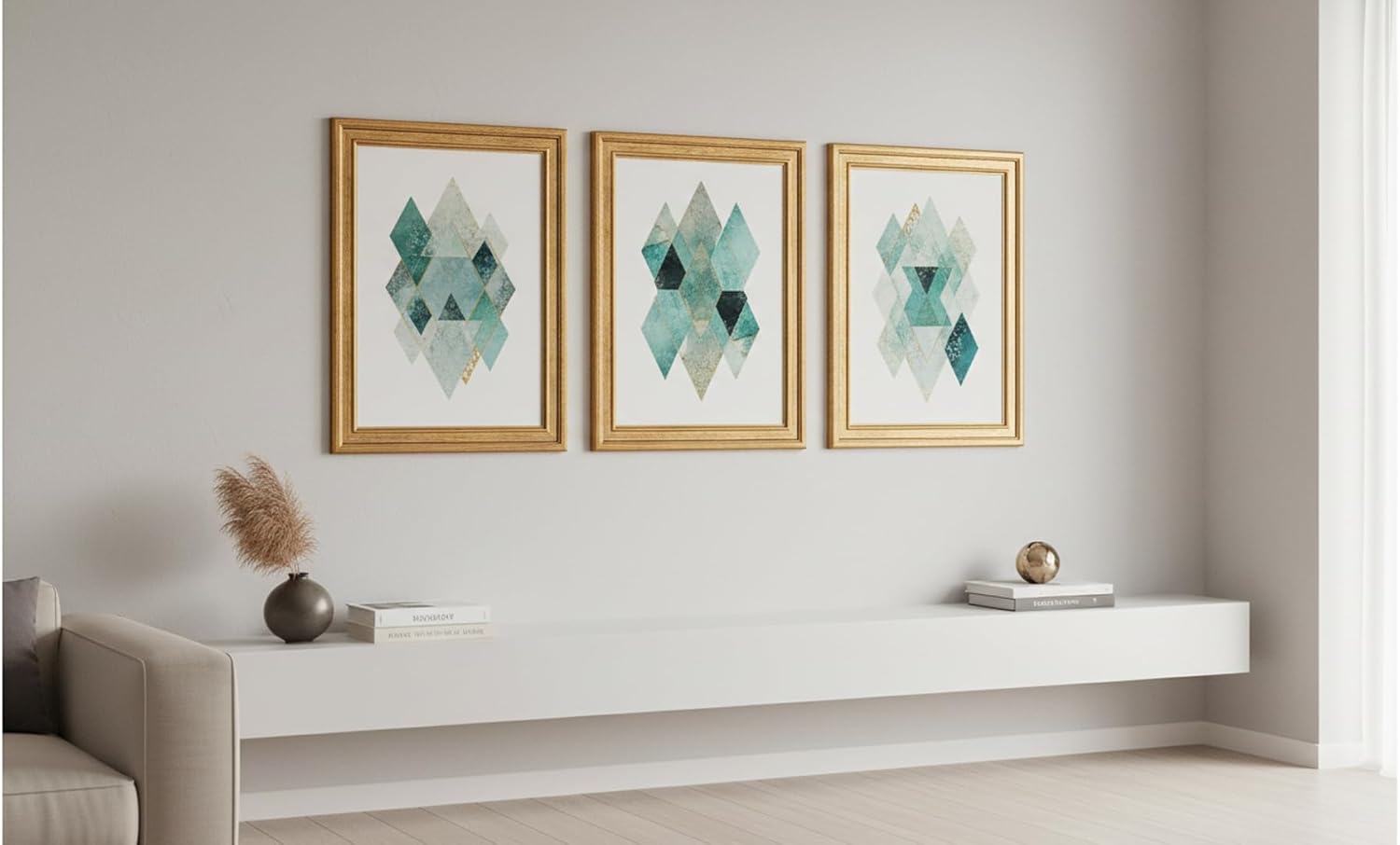 Thumbnail 1 de Cadre photo Victor Goya doré style vintage en 15x21 cm (A5)