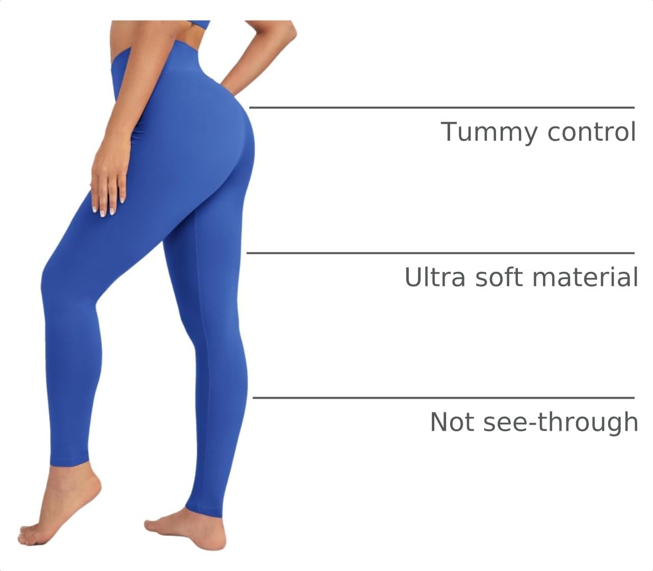 Detalle 2 de VALANDY Creamlush High-Waisted Leggings for Women, Buttery-Soft Stretch
