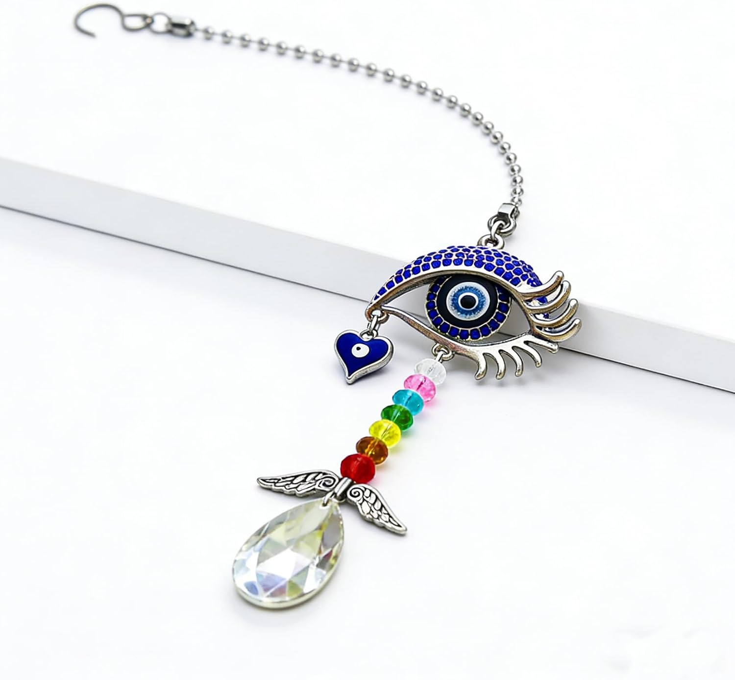 Thumbnail 2 de Blue Evil Eye Car Charm 36cm Healing Crystal