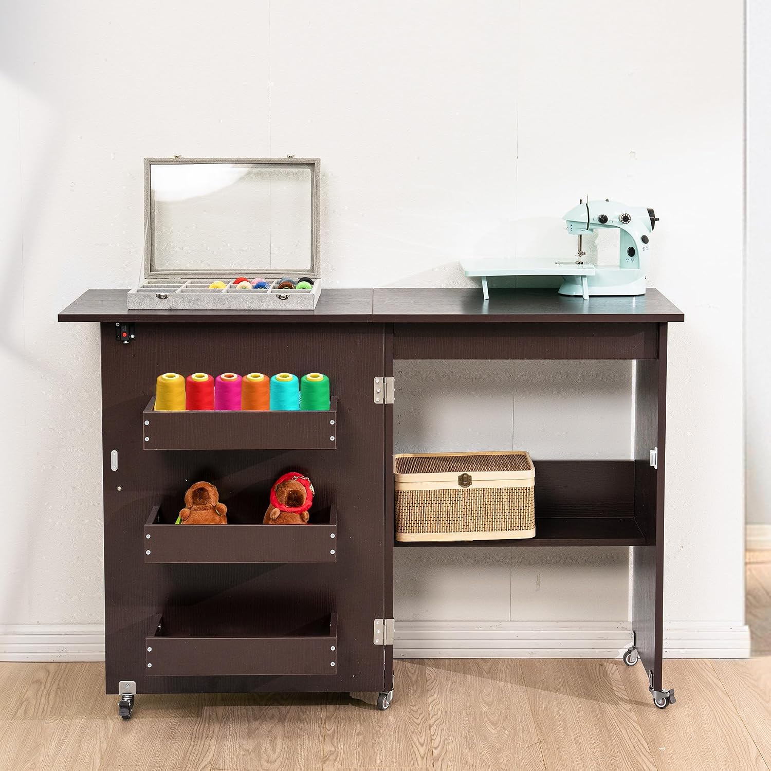 Thumbnail 6 de VIVOHOME Folding Sewing Table