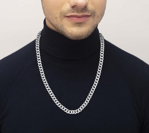 Detalle de BOSS Jewelry Gliederhalskette Herren CHAIN LINK – 61 cm, Edelstahl | Magnetverschluss