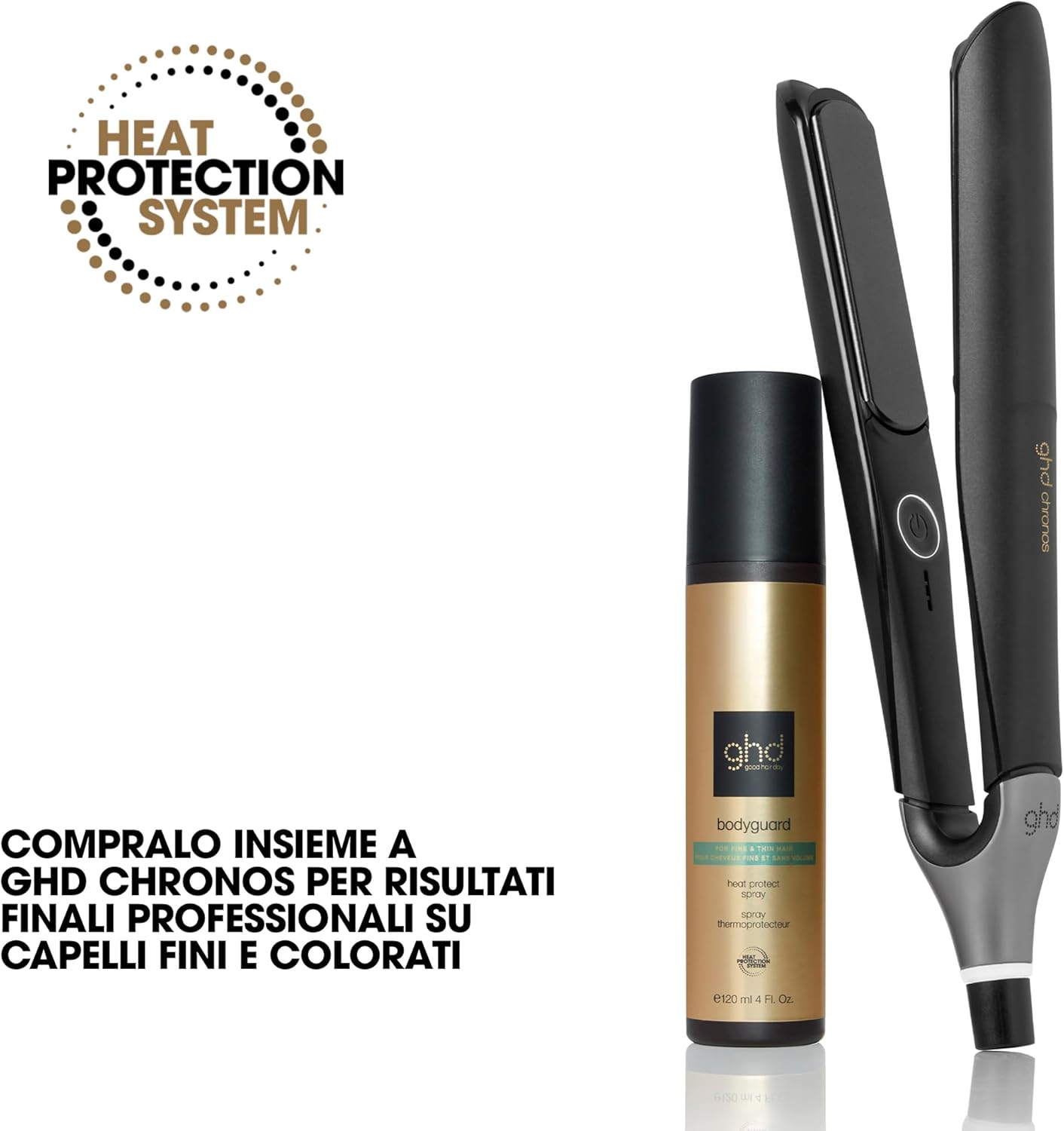 Thumbnail 2 de ghd Bodyguard Spray Protettivo per il Calore da 120 ml per capelli sottili e fini