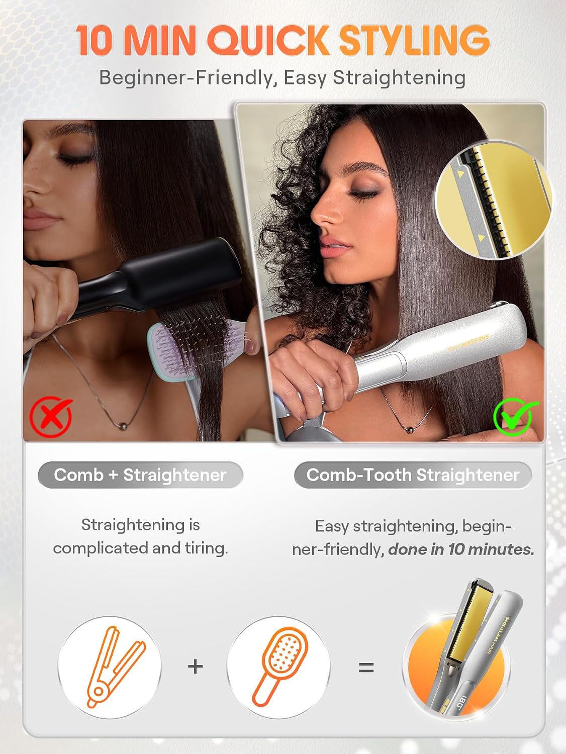 Detalle de SHEGLAM Flat Iron 1.5-inch