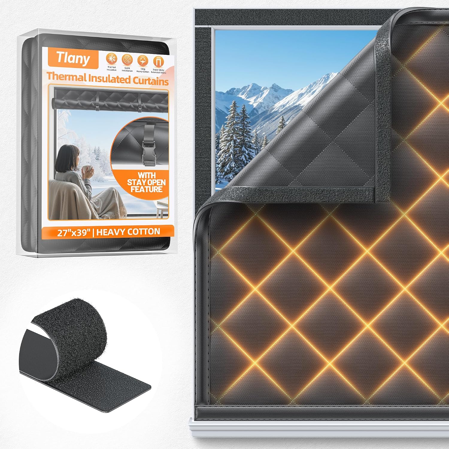 Detalle de Window insulation kit, 27 x 39 inches