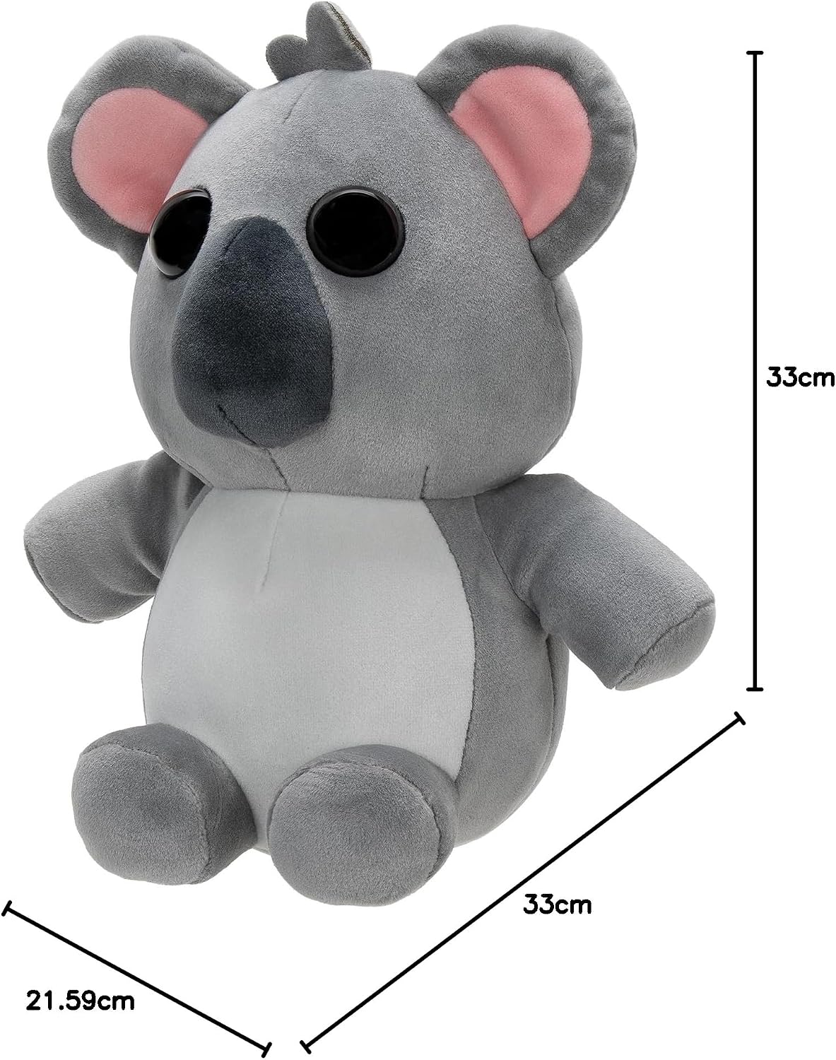 Detalle de Adopt Me! AME0054 – 20 cm Plüsch Koala mit virtuellem Spielcode