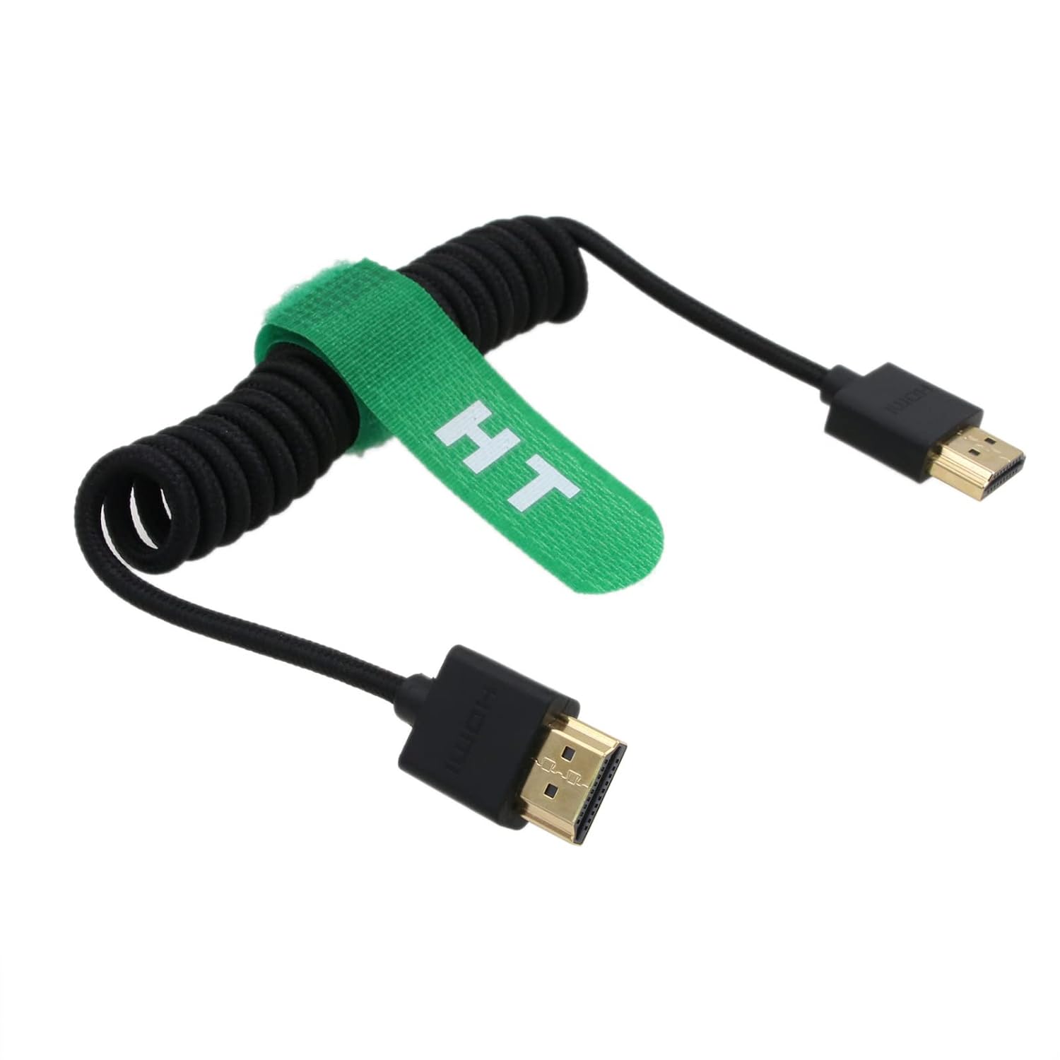 Thumbnail 1 de HangTon HDMI 2.1 Kabel 4K/8K | Geflochtenes, flexibles Kabel – 30 cm (erweitert 60 cm) für ATOMOS Ninja V, Blackmagic Monitor & DSLR-Kameras