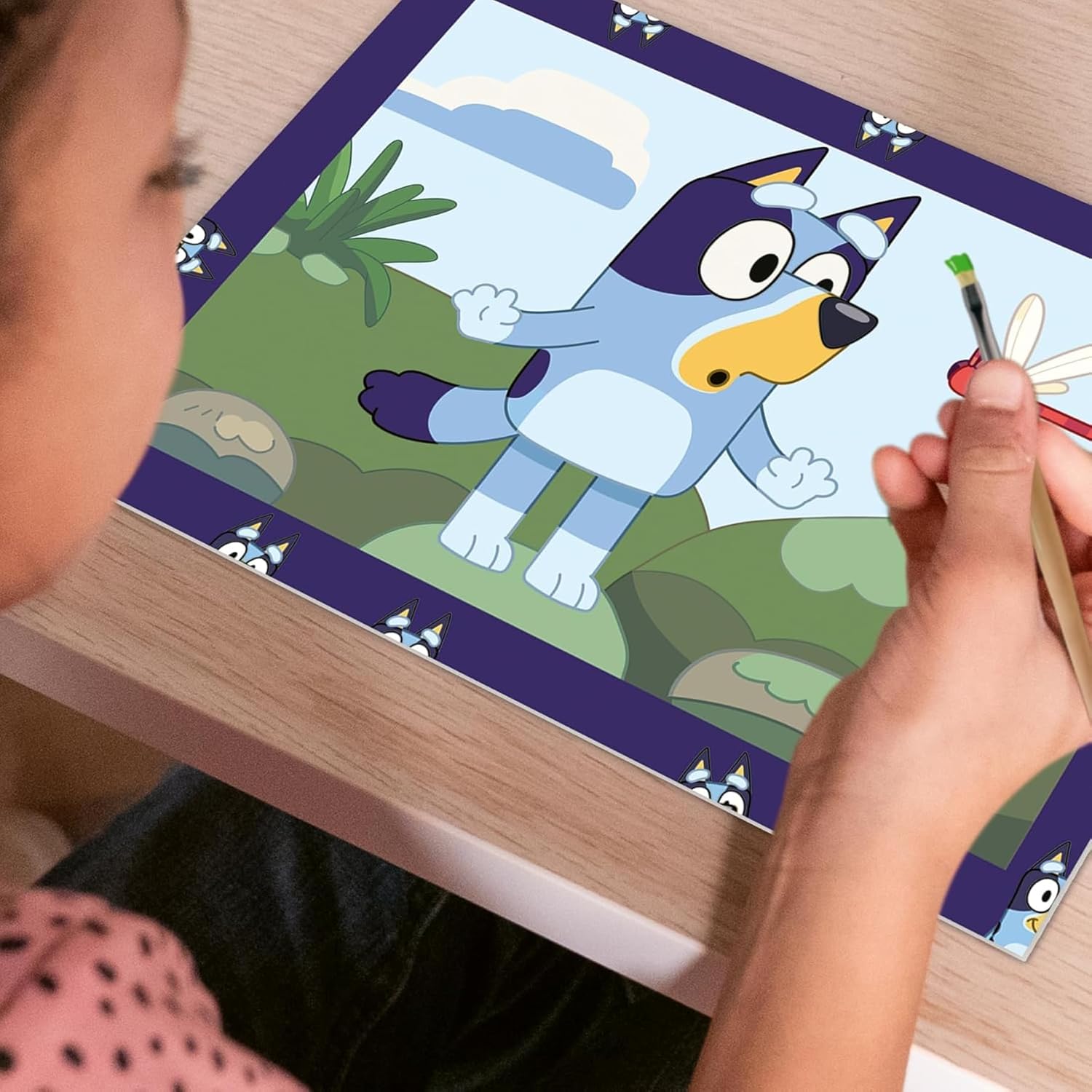 Detalle de Ravensburger Creart Junior Bluey Pintura por números