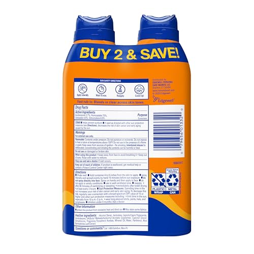 Thumbnail 8 de Banana Boat Sport SPF 50 Sunscreen Spray (6 oz, 2 Pack) — Broad-Spectrum, Sweat & Water Resistant