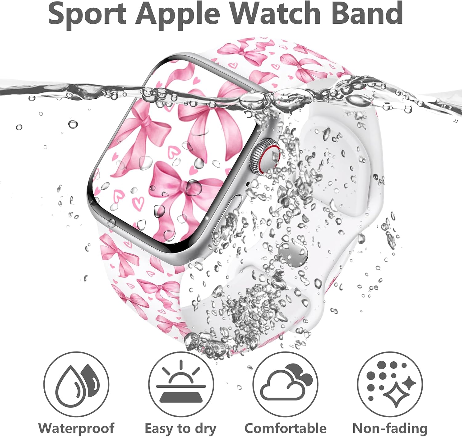 Detalle 2 de Vieeki Apple Watch Band, 40mm–49mm