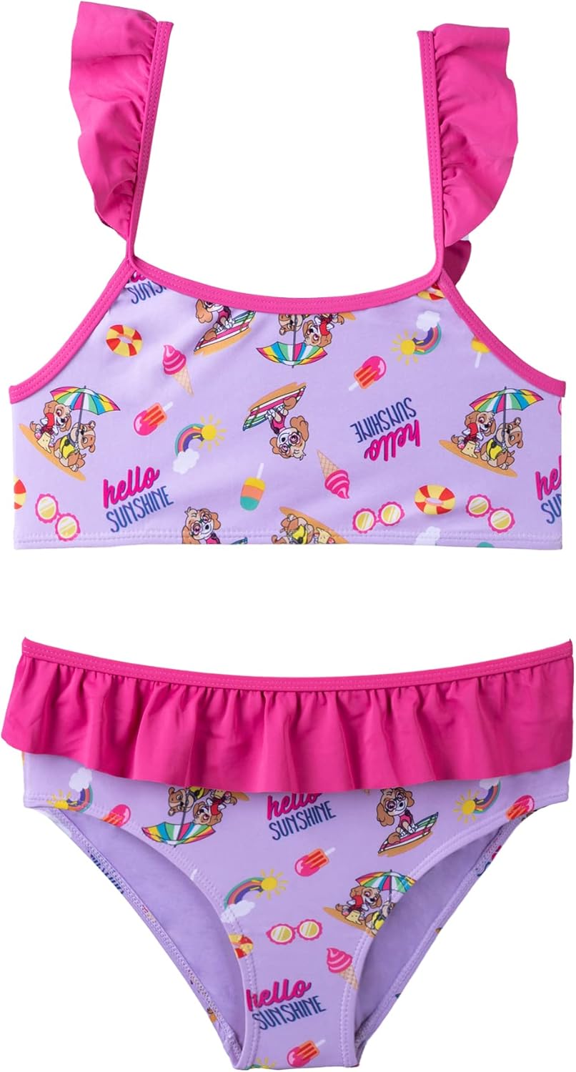 Detalle 2 de Two Piece Hawaiian Bikini Swimsuit for Toddler Girls (3–12 Years)