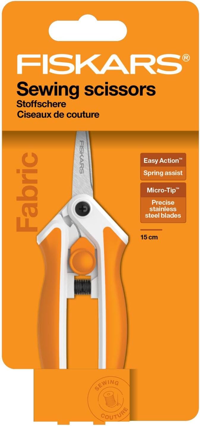 Thumbnail 6 de Fiskars Forbici Softgrip per Tessuti 15 cm con Micropunta, Easy Action