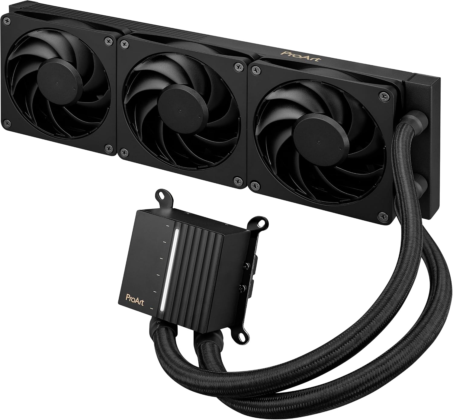 Detalle de ASUS liquid CPU cooler 360 mm