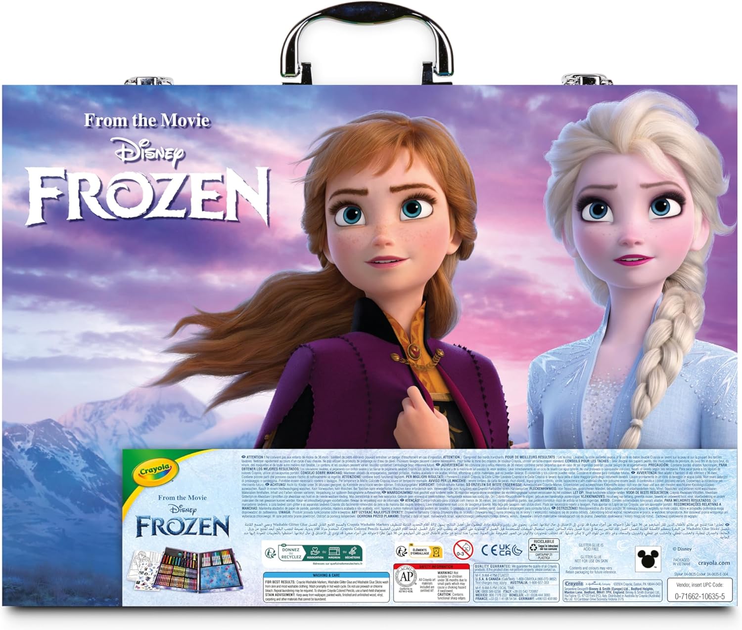 Thumbnail 2 de Crayola — Maletín de Pinturas Frozen II 🎨 Kits Creativos Infantiles