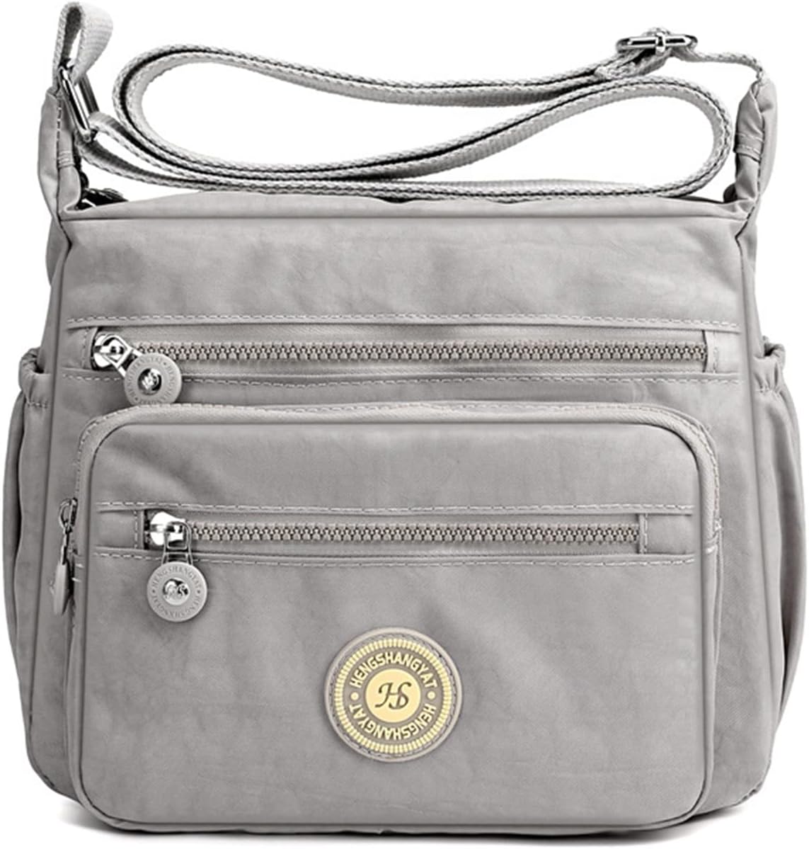 Detalle de Milky Way Damen Umhängetasche: Mittelgroße, wasserdichte Crossbody mit mehreren Taschen
