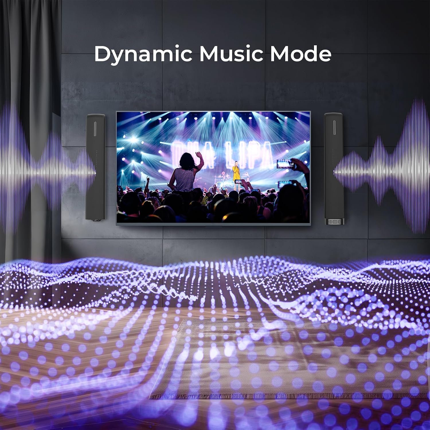 Detalle de Assistrust KY2023 90W Soundbar with Bluetooth 5.3 and Three EQ Modes