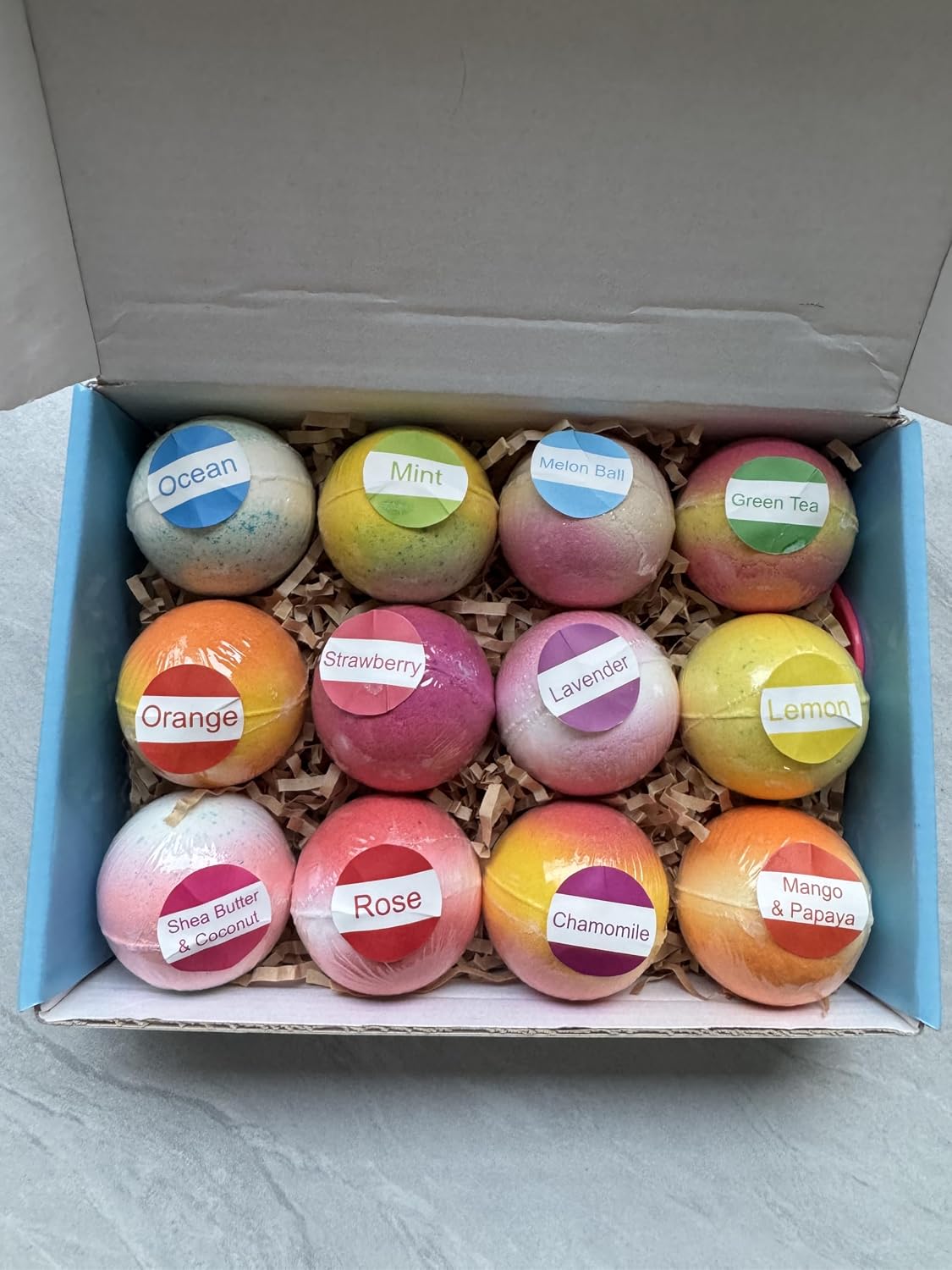 Detalle de Bath Bombs Gift Set 12pcs 60g each